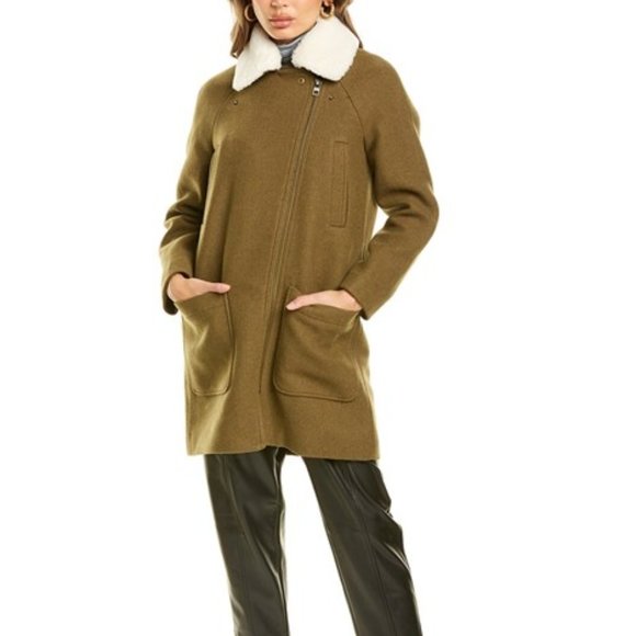 MADEWELL Eldridge Zip Coat in Insuluxe Fabric S NWT - Picture 7 of 9